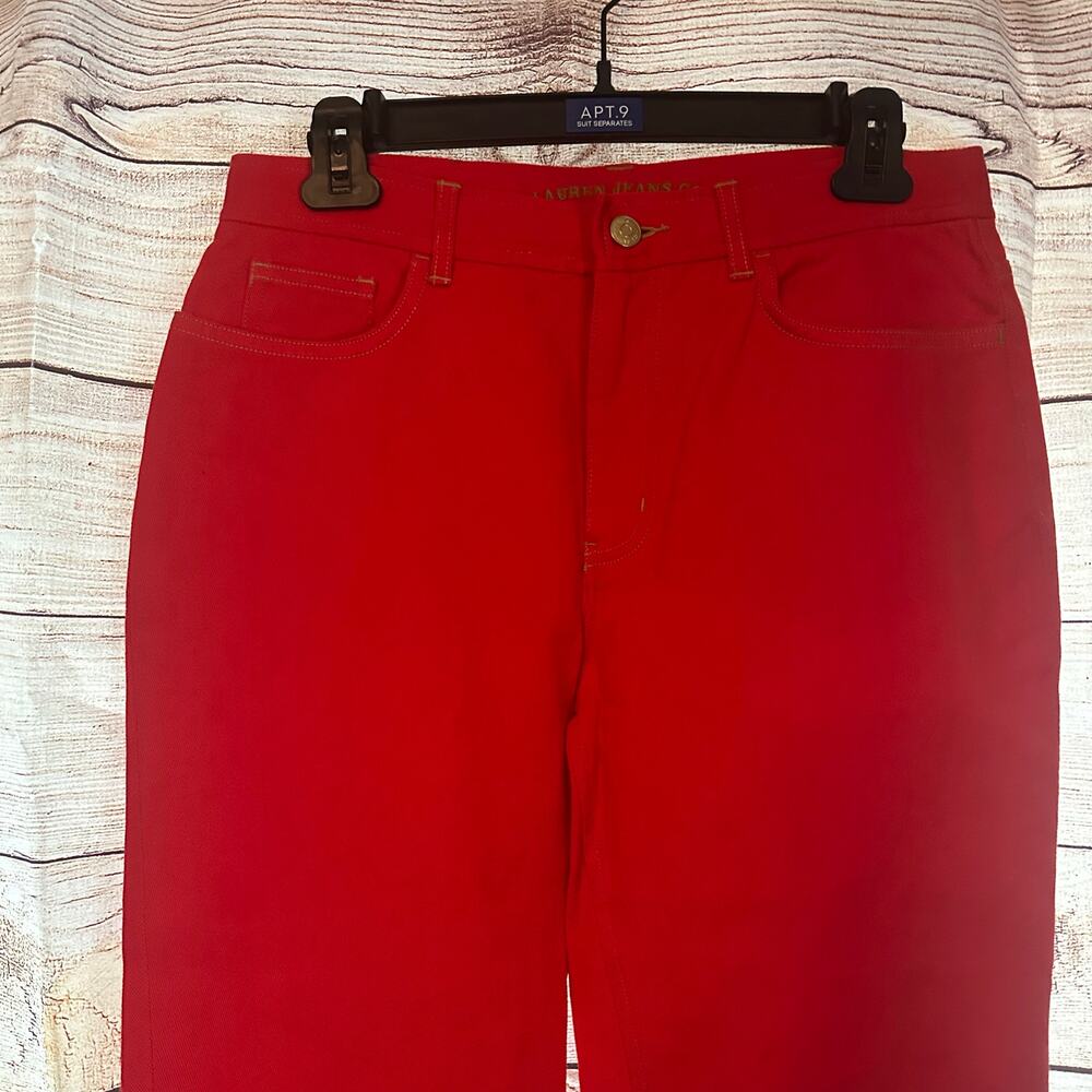 Ralph Lauren Jeans Co Red stretch‎ Jeans Pants Size 4